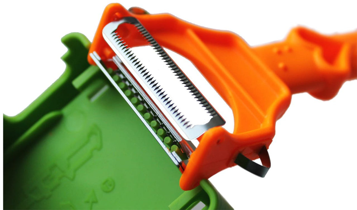 Herzschäler mit Restehalter, Orange