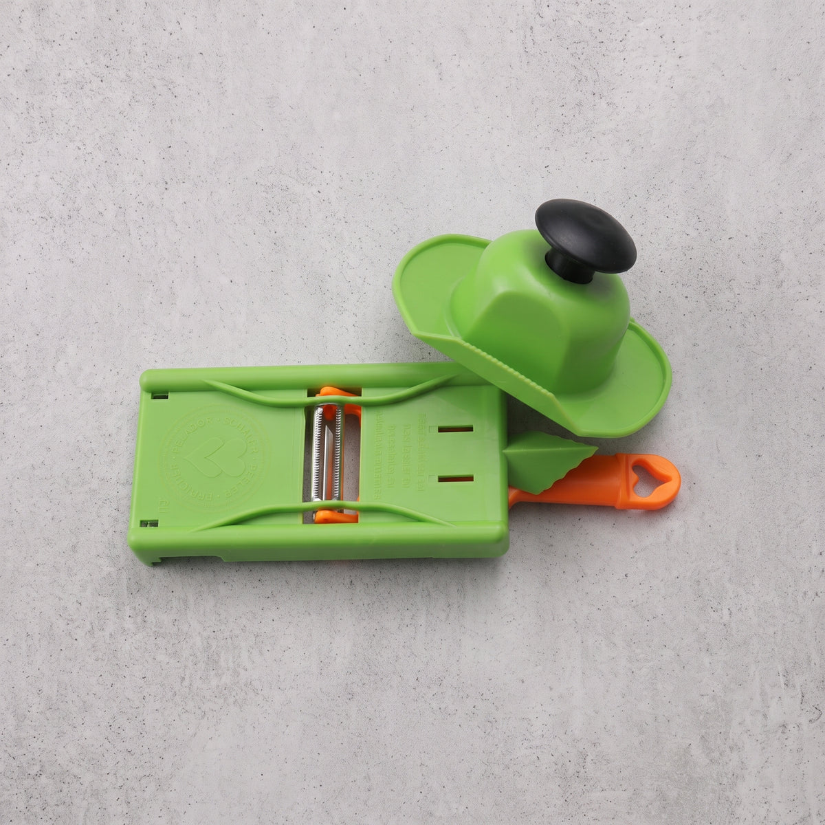 Herzschäler mit Restehalter, Orange