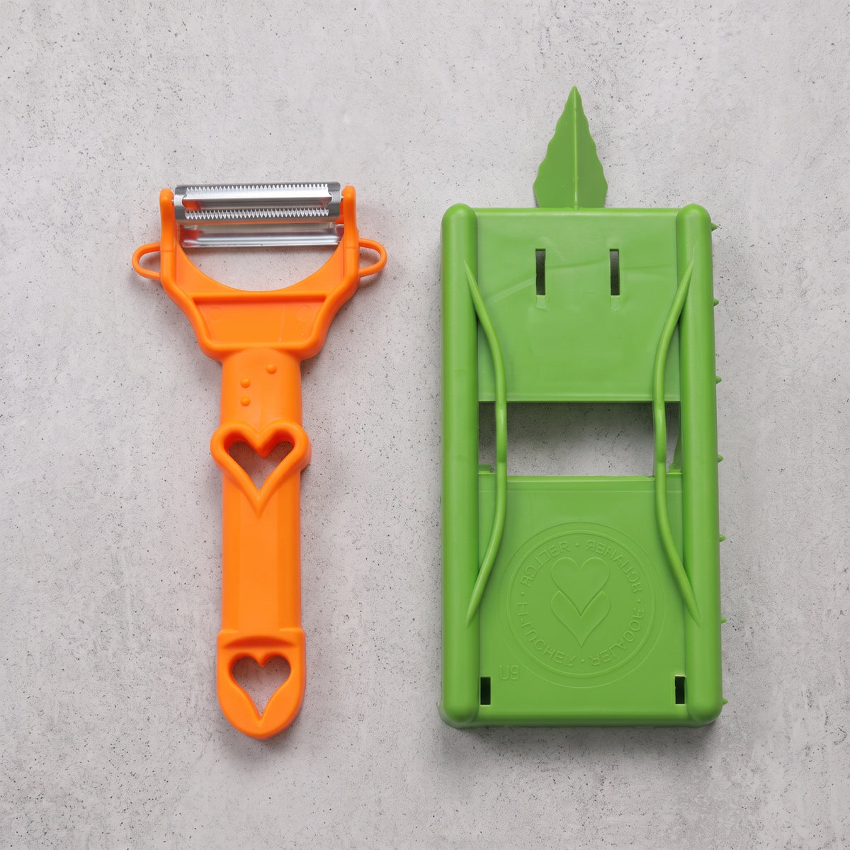Herzschäler ohne Restehalter, Orange