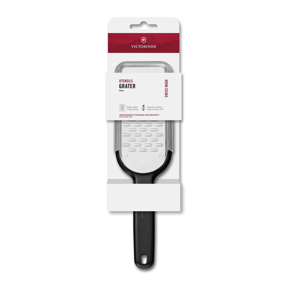 Victorinox Küchenreibe (Raspeln),REIBE, 2-WEGE KLINGE, SCHWARZ - schwarz
